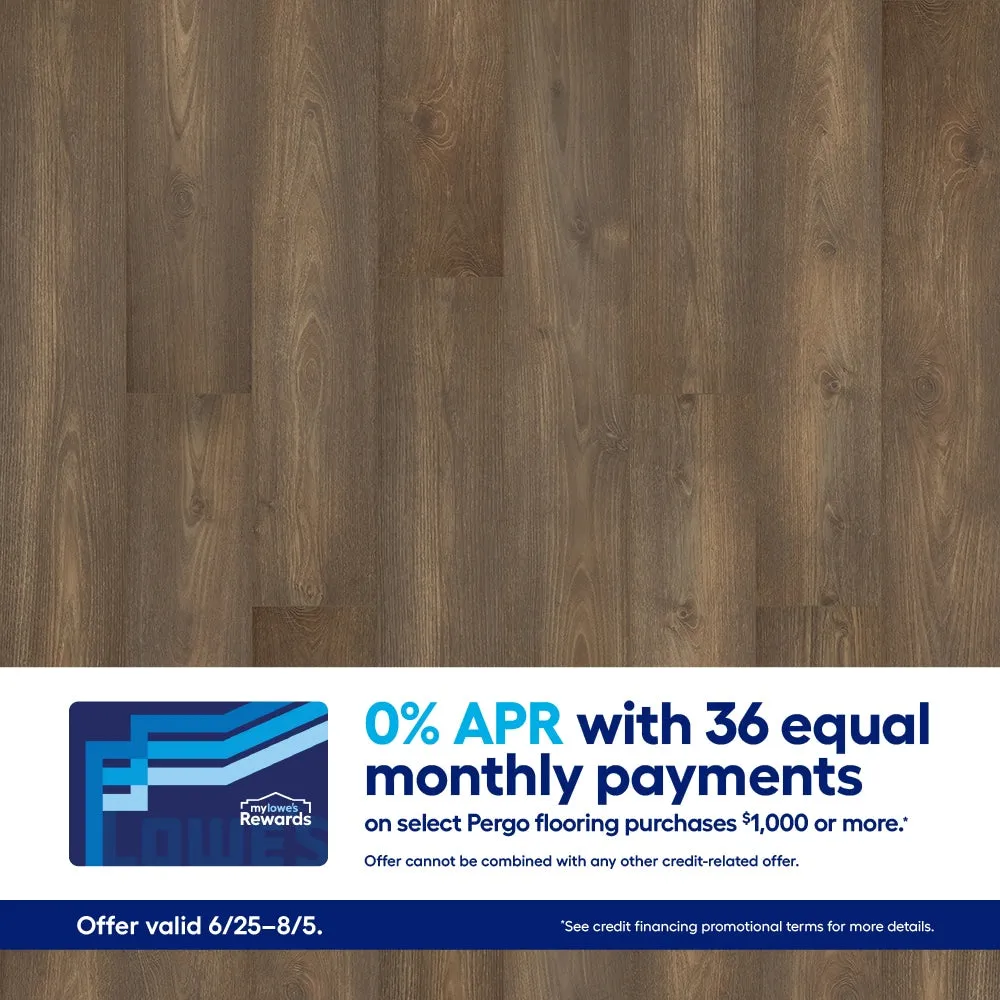 Pergo Pro with WetProtect 8-mm 7.48-in W x 47.24-in L Waterproof Floating / click-lock Laminate Flooring, photo 3 of 22