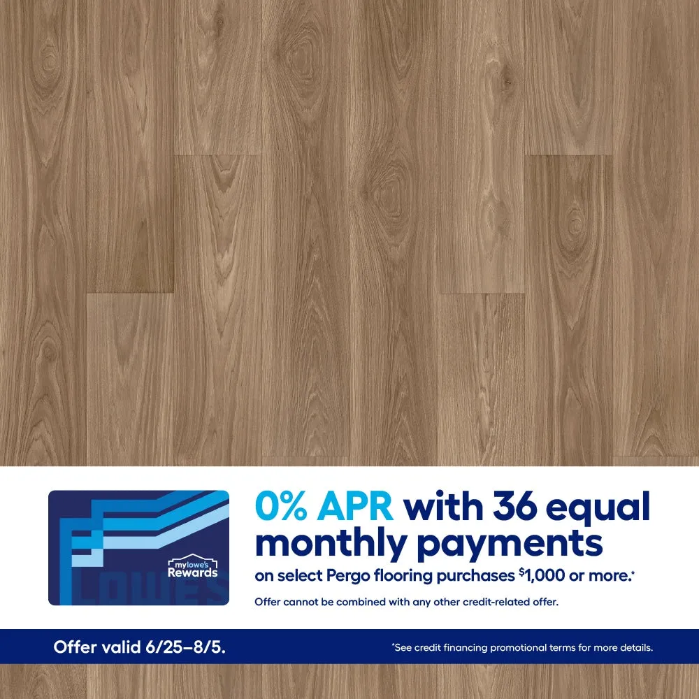 Pergo Pro with WetProtect 8-mm 7.48-in W x 47.24-in L Waterproof Floating / click-lock Laminate Flooring, photo 5 of 22