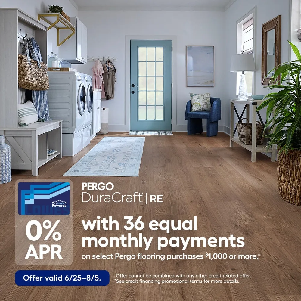 Pergo DuraCraft RE 22-mil 9.13-in W x 46.46-in L Waterproof Interlocking Vinyl Plank, photo 8 of 19