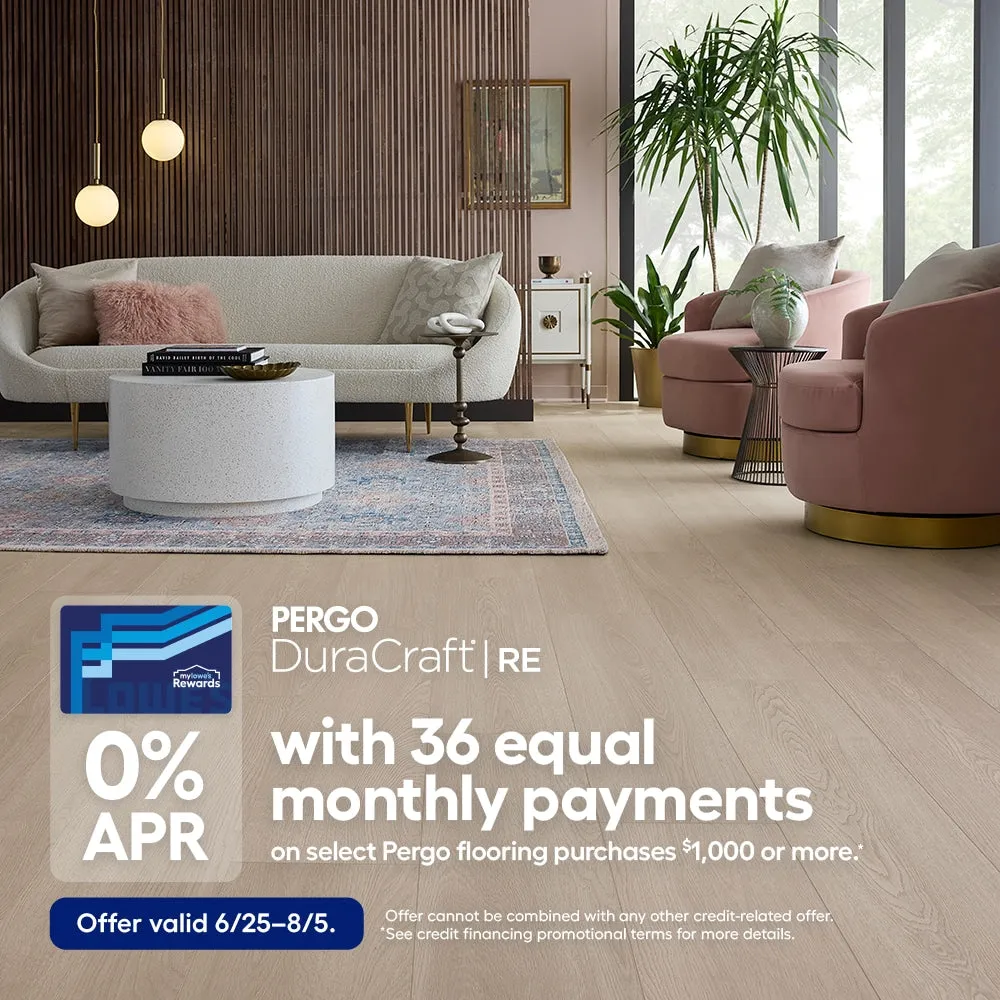 Pergo DuraCraft RE 22-mil 9.13-in W x 46.46-in L Waterproof Interlocking Vinyl Plank, photo 14 of 19