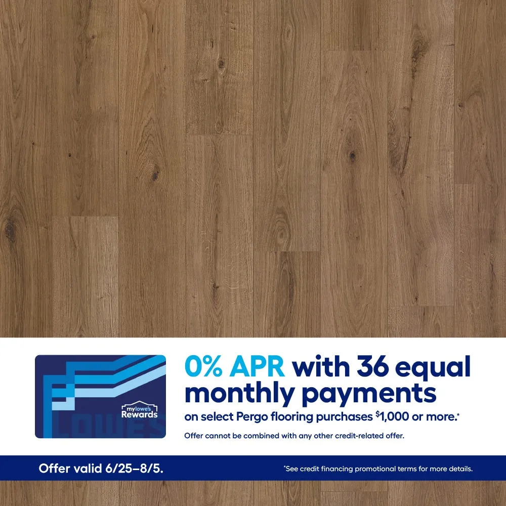 Pergo DuraCraft RE 22-mil 9.13-in W x 46.46-in L Waterproof Interlocking Vinyl Plank, photo 10 of 19