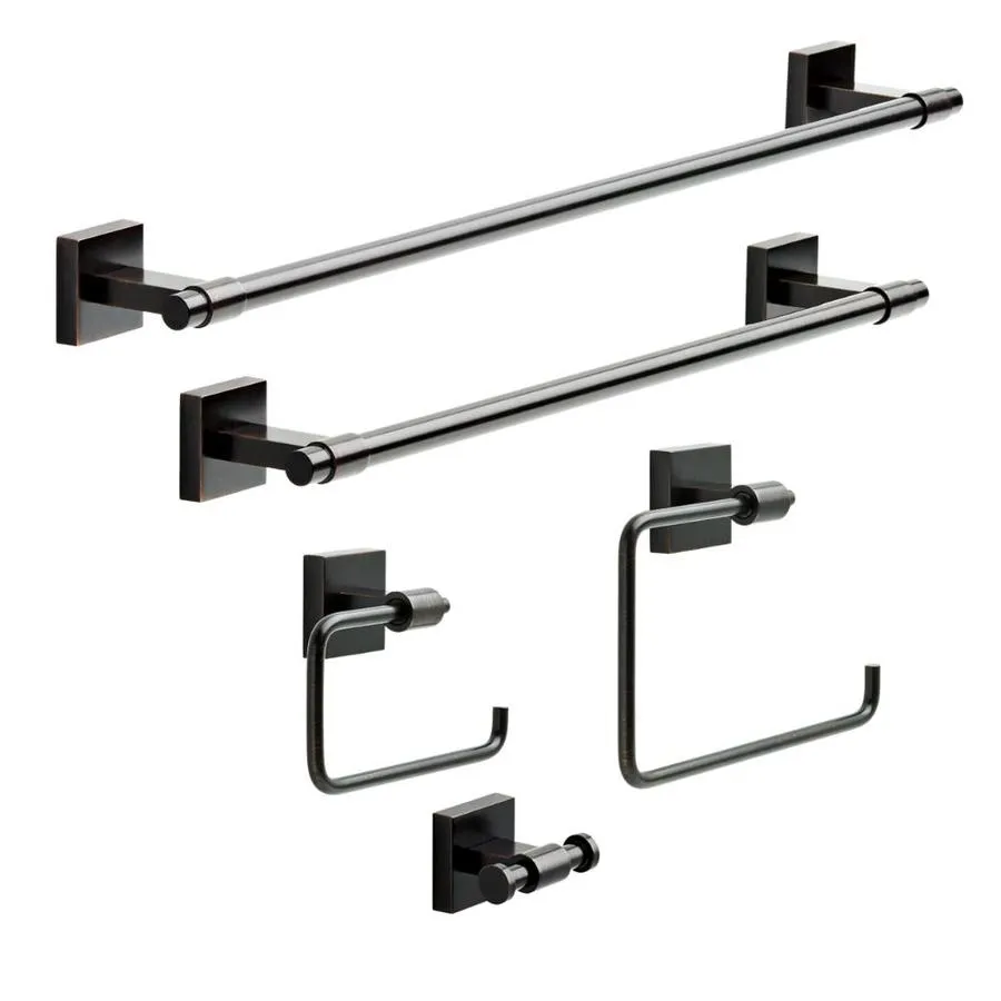 Franklin Brass Maxted Flat Black Wall Mount Single Post Toilet Paper Holder, photo 8 of 8