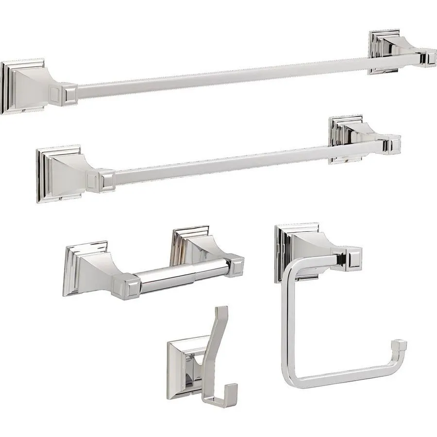 Franklin Brass Lynwood Polished Chrome Wall Mount Spring-Loaded Toilet Paper Holder, photo 2 of 6
