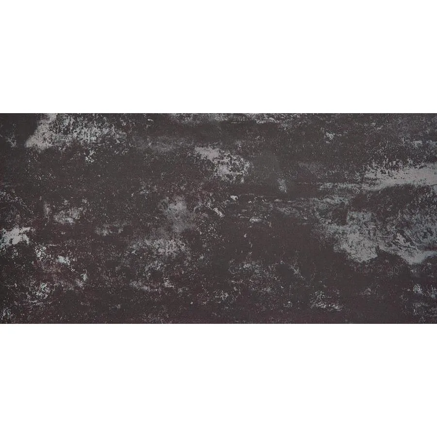 American Villa Supernatural 8-Pack Dark Steel 12-in x 24-in Metallic Porcelain Stone Look Floor Tile, photo 5 of 9