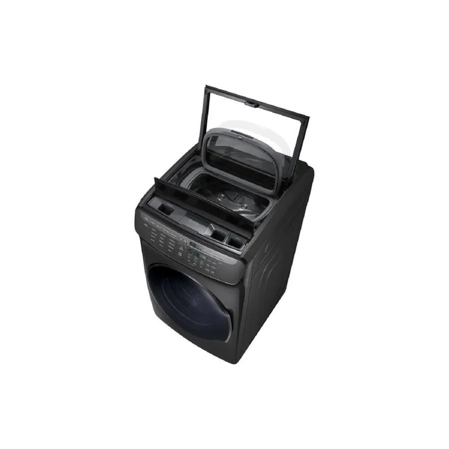 Samsung FlexWash 5.5-cu ft High Efficiency Primary Washer Only Front-Load Washer (Black Stainless Steel) ENERGY STAR, photo 3 of 12