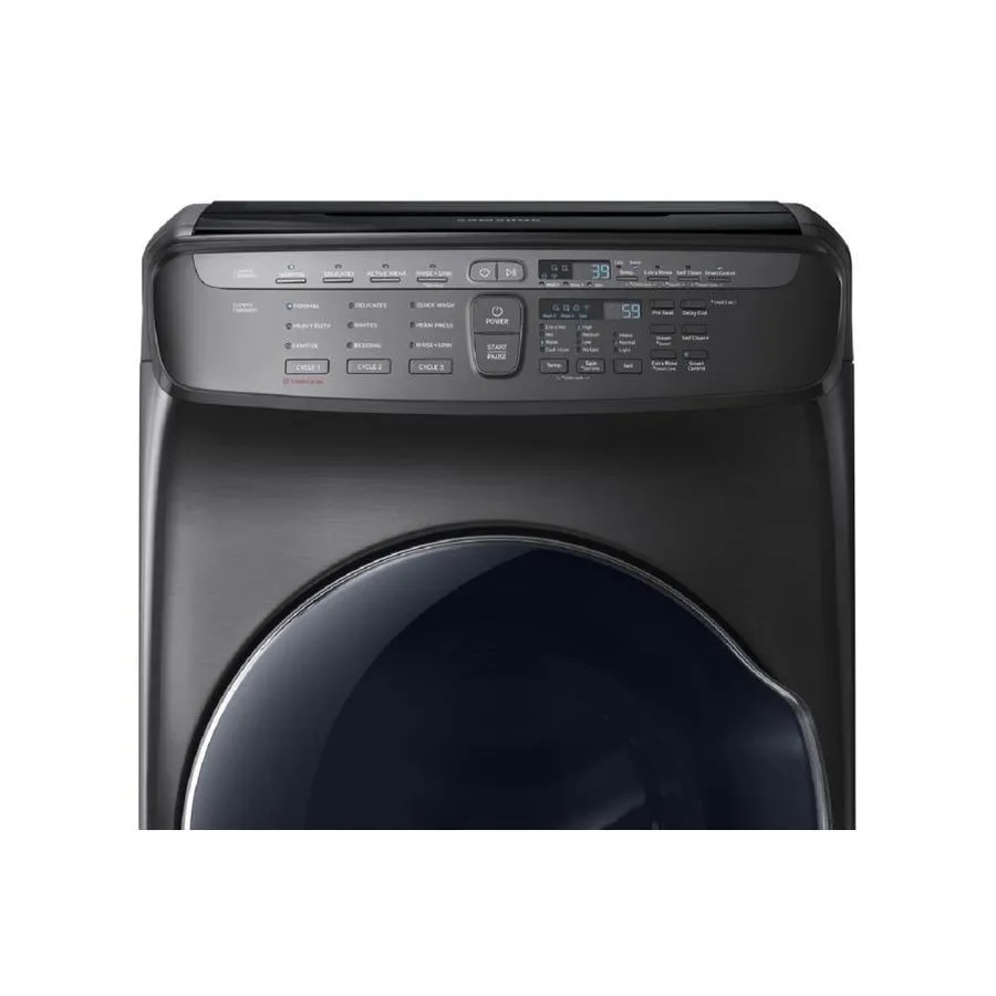 Samsung FlexWash 5.5-cu ft High Efficiency Primary Washer Only Front-Load Washer (Black Stainless Steel) ENERGY STAR, photo 6 of 12