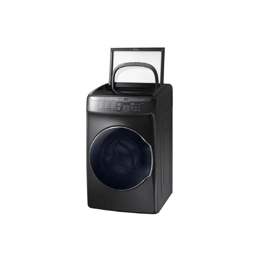 Samsung FlexWash 5.5-cu ft High Efficiency Primary Washer Only Front-Load Washer (Black Stainless Steel) ENERGY STAR, photo 2 of 12