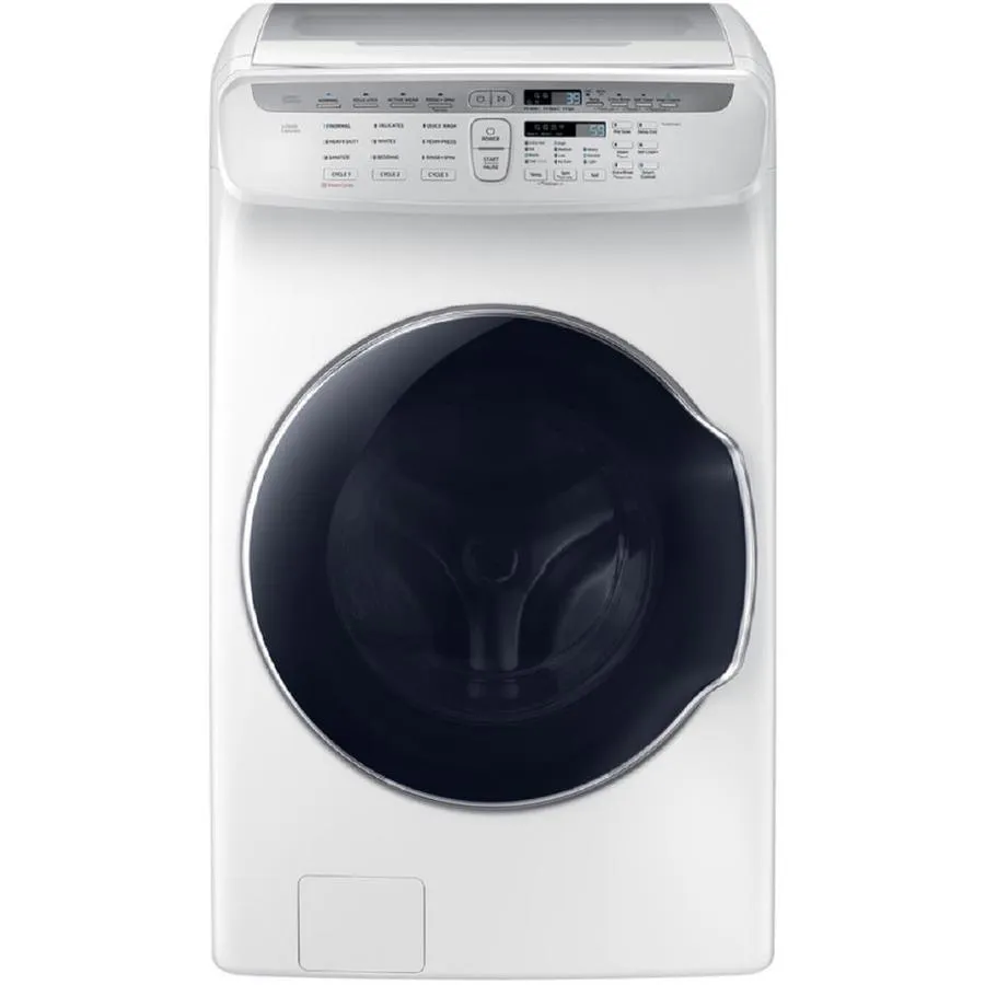 Samsung FlexWash 5.5-cu ft High Efficiency Primary Washer Only Front-Load Washer (Black Stainless Steel) ENERGY STAR, photo 12 of 12