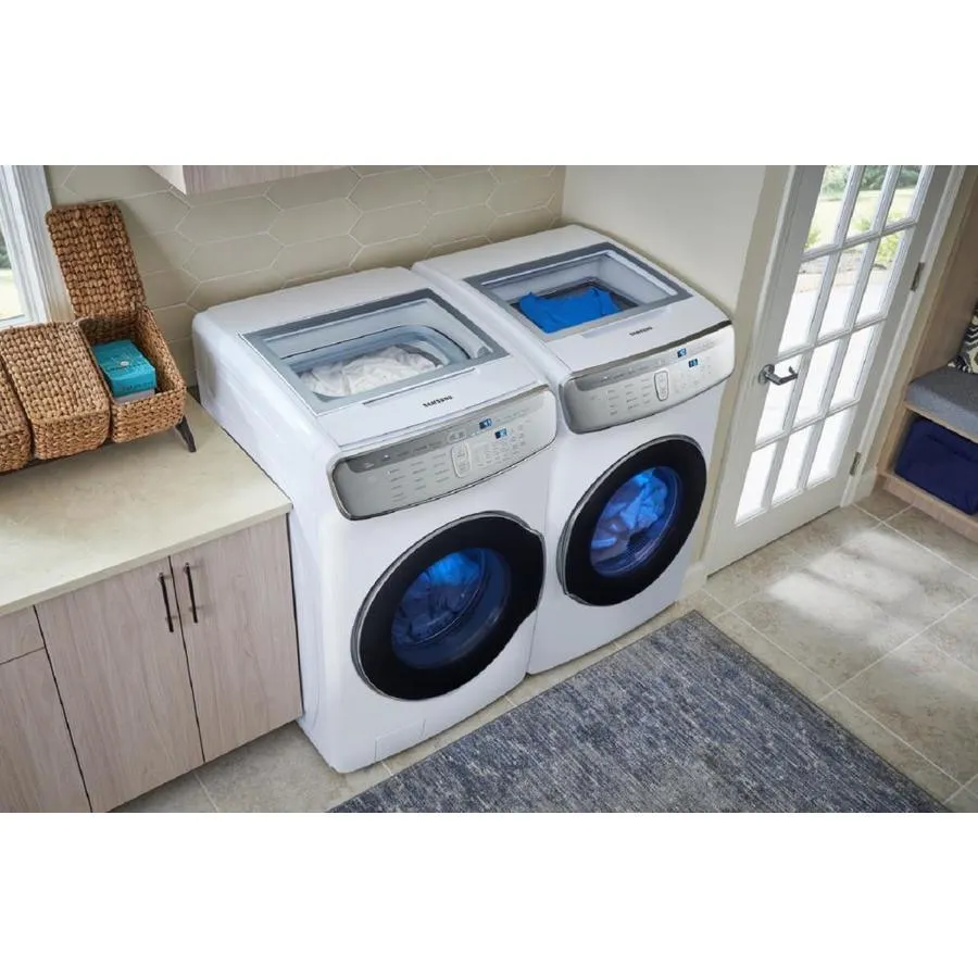 Samsung FlexWash 6-cu ft High Efficiency Primary Washer Only Front-Load Washer (White) ENERGY STAR, photo 9 of 12