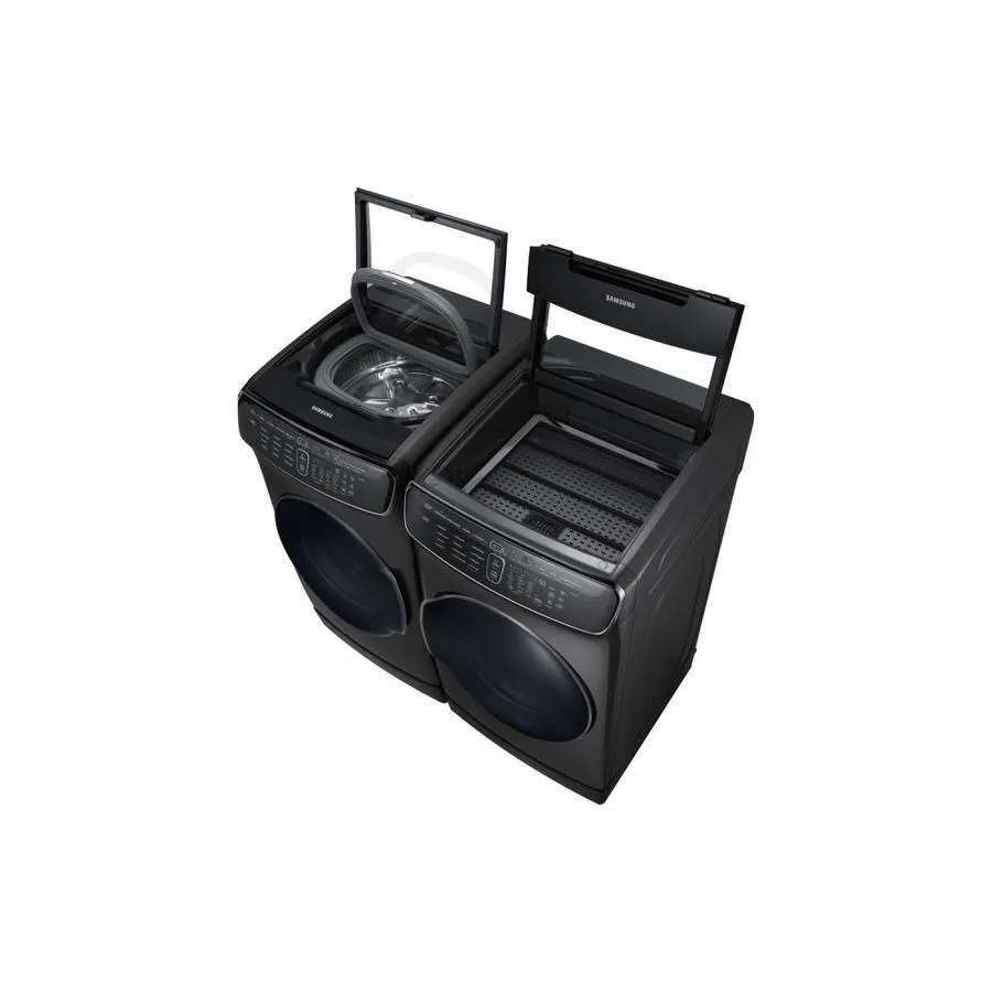 Samsung FlexDry 7.5-cu ft Energy Star Certified Electric Dryer (Black Stainless Steel) Energy Star Certified, photo 7 of 12