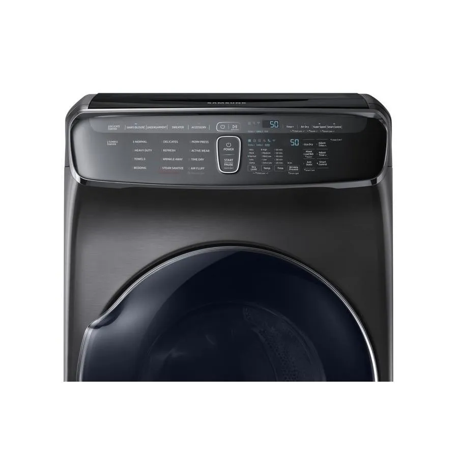 Samsung FlexDry 7.5-cu ft Energy Star Certified Electric Dryer (Black Stainless Steel) Energy Star Certified, photo 5 of 12