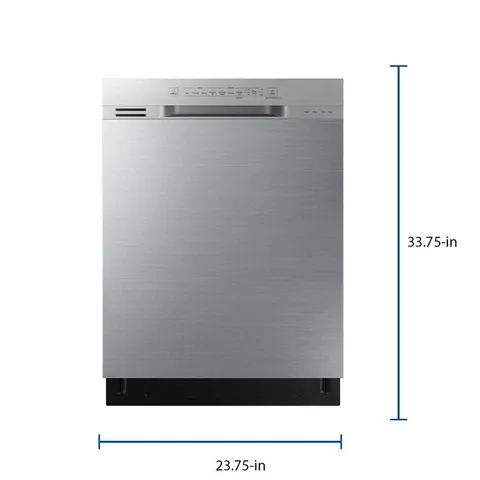 51-Decibel Front Control 24-in Built-In Dishwasher