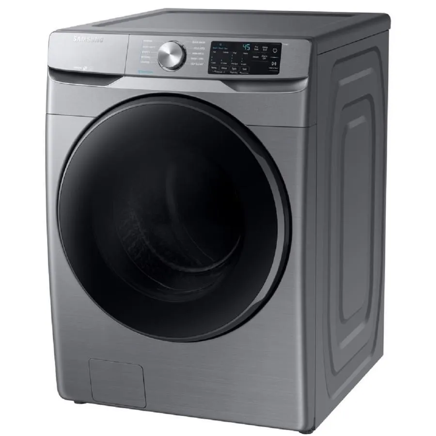 Samsung 4.5-cu ft High Efficiency Stackable Steam Cycle Front-Load Washer (Platinum) ENERGY STAR, photo 2 of 13