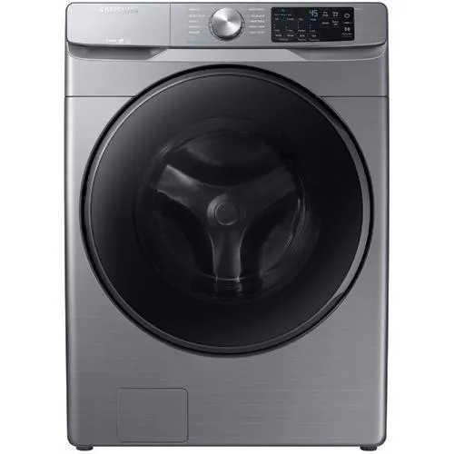 Samsung 4.5-cu ft High Efficiency Stackable Steam Cycle Front-Load Washer (Platinum) ENERGY STAR, photo 11 of 13