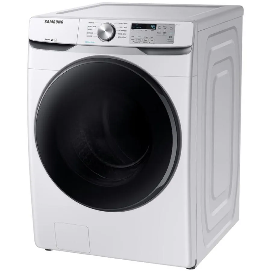 Samsung 4.5-cu ft High Efficiency Stackable Steam Cycle Front-Load Washer (Platinum) ENERGY STAR, photo 12 of 13