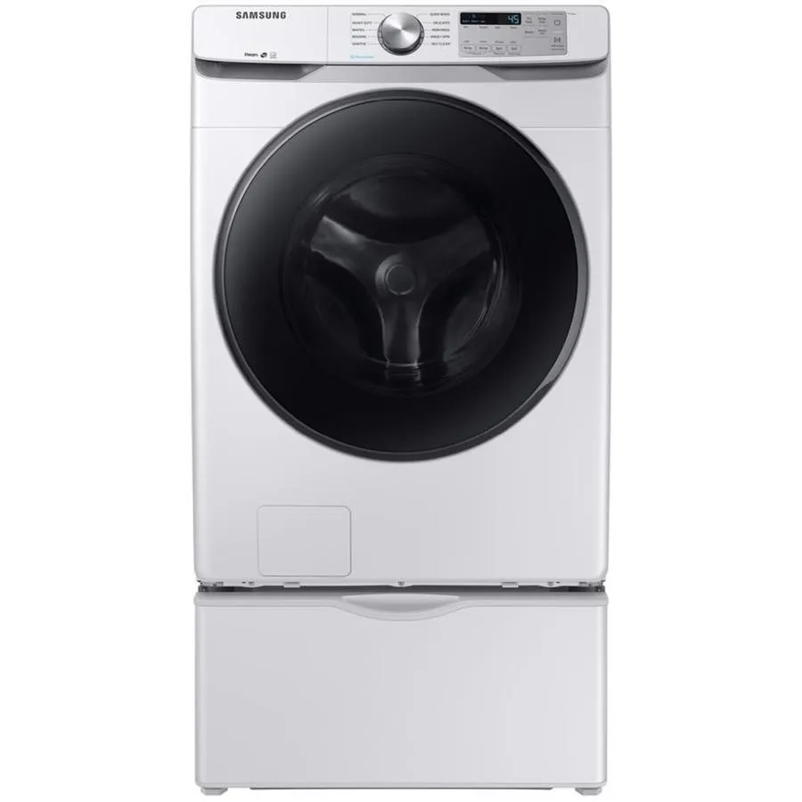 Samsung 4.5-cu ft High Efficiency Stackable Steam Cycle Front-Load Washer (White) ENERGY STAR, photo 3 of 13