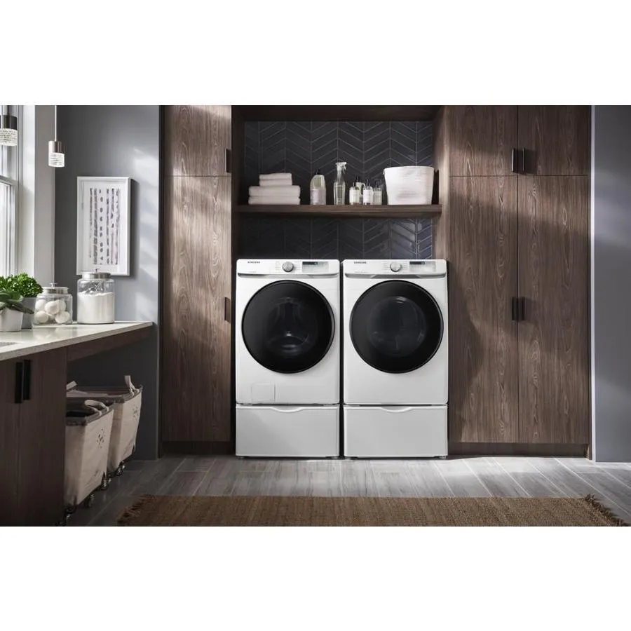 Samsung 4.5-cu ft High Efficiency Stackable Steam Cycle Front-Load Washer (White) ENERGY STAR, photo 7 of 13