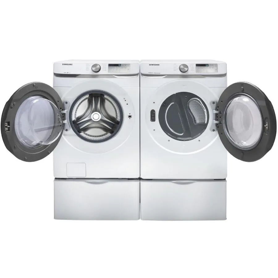 Samsung 4.5-cu ft High Efficiency Stackable Steam Cycle Front-Load Washer (White) ENERGY STAR, photo 8 of 13