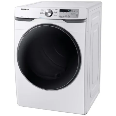 7.5-cu ft Reversible Side Swing Door Stackable Steam Cycle Gas Dryer
