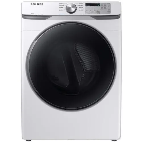 Samsung 7.5-cu ft Reversible Side Swing Door Stackable Steam Cycle Gas Dryer (White), photo 11 of 14