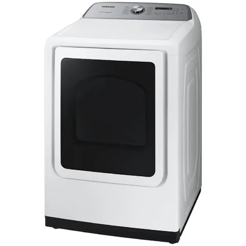 7.4-cu ft Reversible Side Swing Door Steam Cycle Gas Dryer (White)