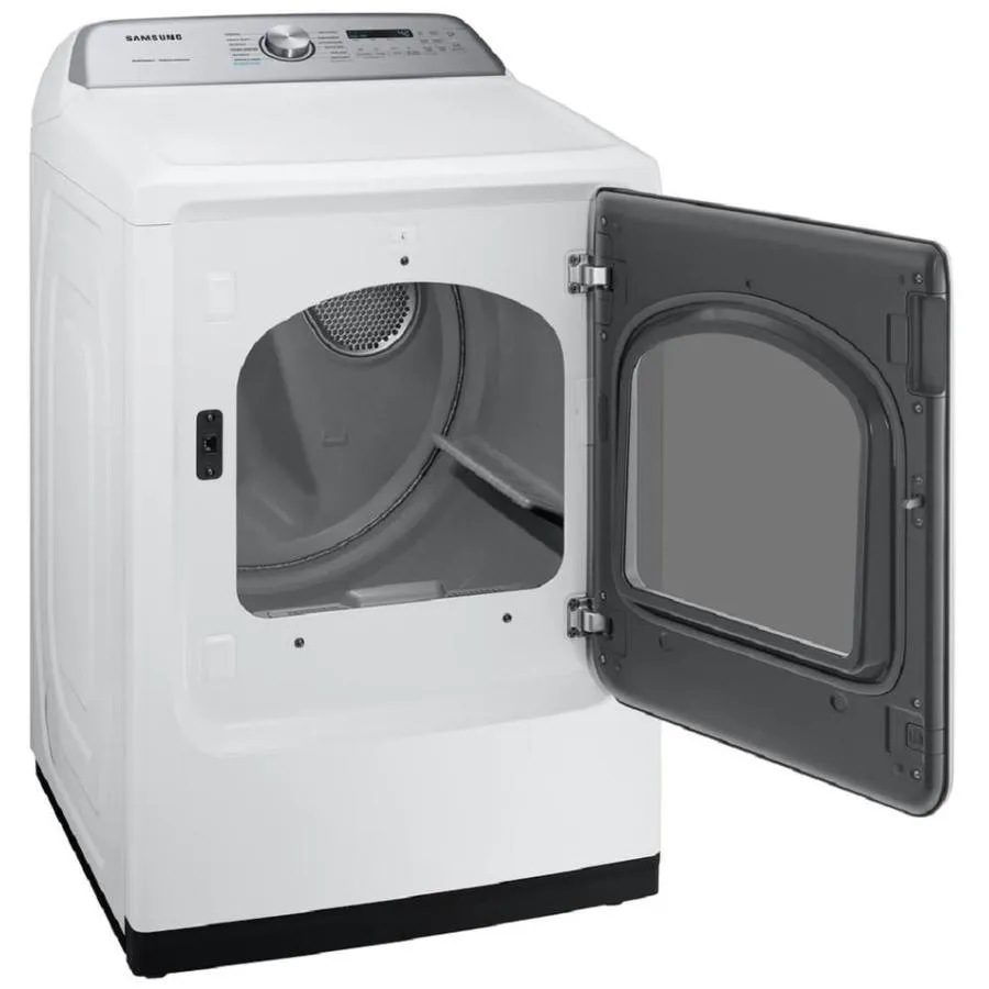 Samsung 7.4-cu ft Reversible Side Swing Door Steam Cycle Gas Dryer (White), photo 2 of 11