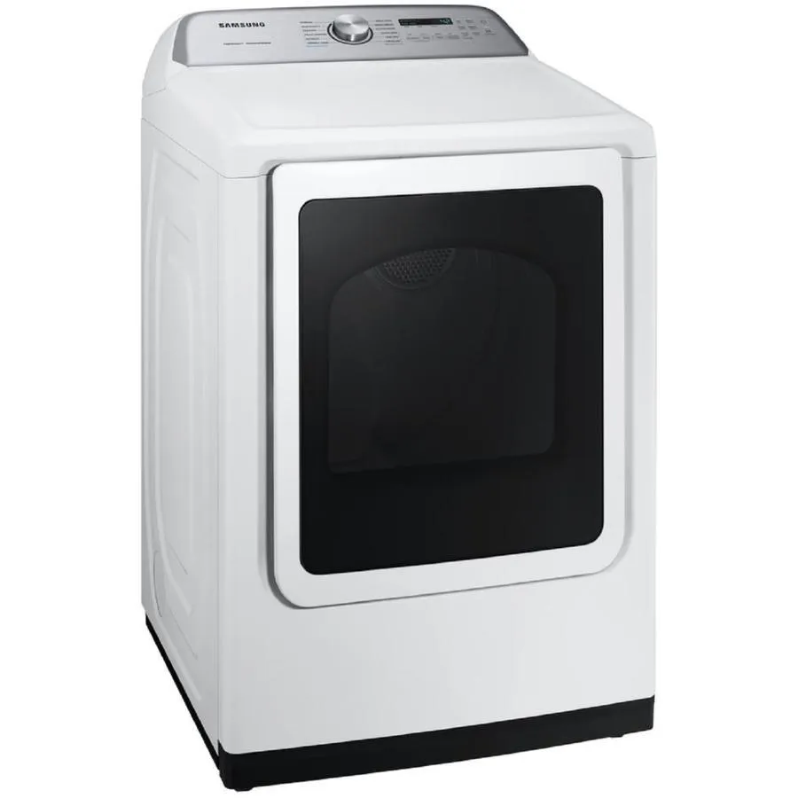 Samsung 7.4-cu ft Reversible Side Swing Door Steam Cycle Gas Dryer (White), photo 3 of 11