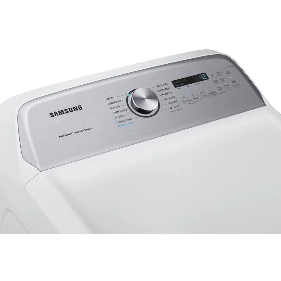 Samsung 7.4-cu ft Reversible Side Swing Door Steam Cycle Gas Dryer (White), photo 4 of 11