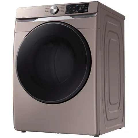 7.5-cu ft Reversible Side Swing Door Stackable Steam Cycle Gas Dryer