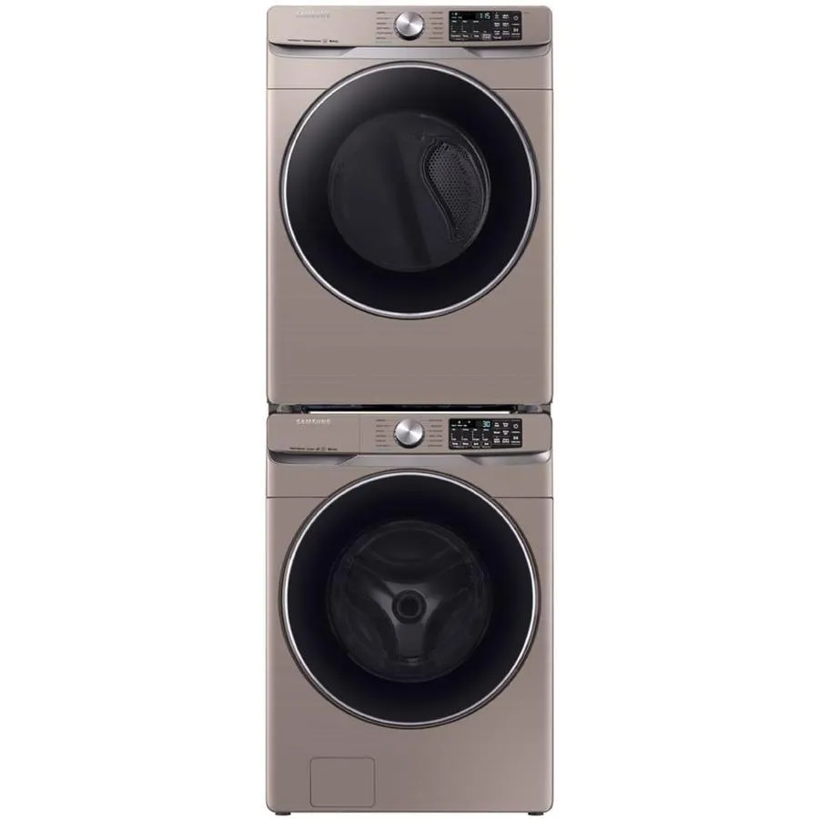 Samsung Smart 4-cu ft High Efficiency Stackable Steam Cycle Front-Load Washer (Champagne) ENERGY STAR, photo 6 of 13