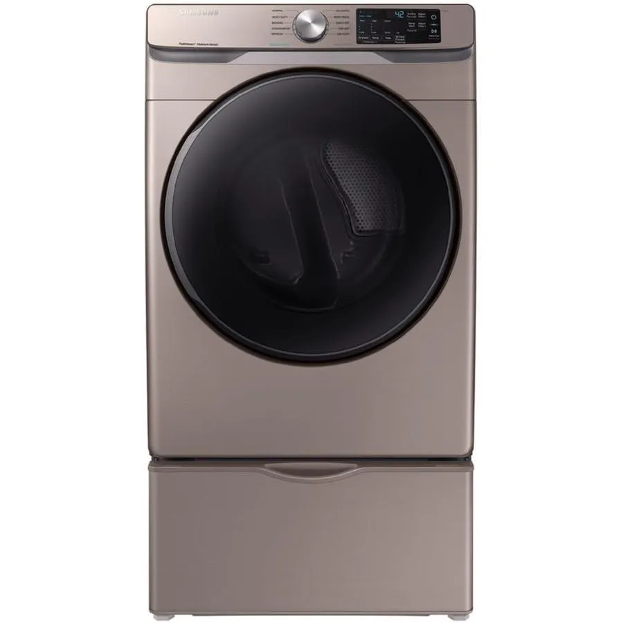 Samsung 7.5-cu ft Stackable Steam Cycle Electric Dryer (Champagne), photo 4 of 15