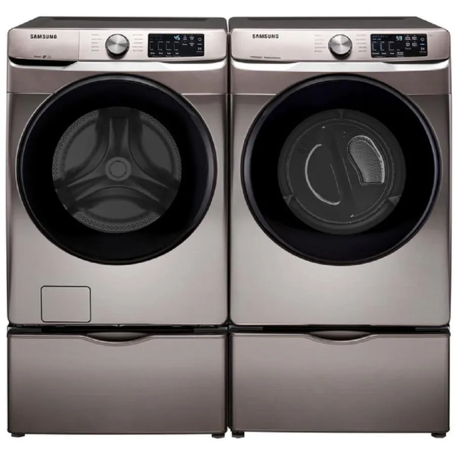 Samsung 7.5-cu ft Stackable Steam Cycle Electric Dryer (Champagne), photo 8 of 15