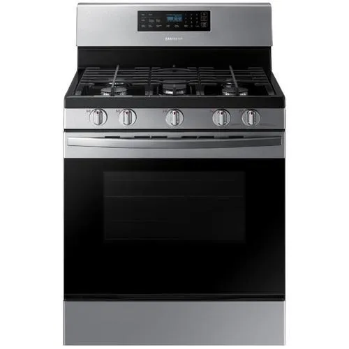 Samsung 30-in 5 Burners 5.8-cu ft Self-Cleaning Freestanding Gas Range (Stainless Steel), photo 12 of 13