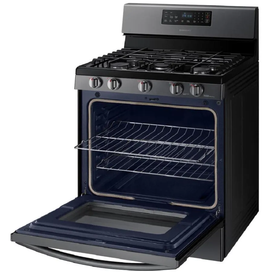 Samsung 30-in 5 Burners 5.8-cu ft Self-Cleaning Freestanding Gas Range (Stainless Steel), photo 13 of 13