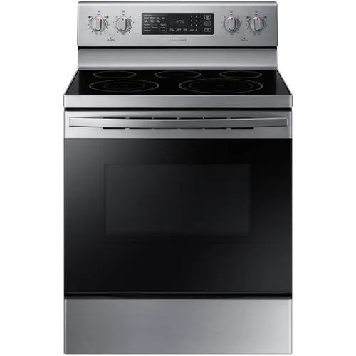Samsung 30-in Smooth Surface 5 Elements 5.9-cu ft Self-Cleaning Convection Freestanding Electric Range (Stainless Steel), photo 10 of 13