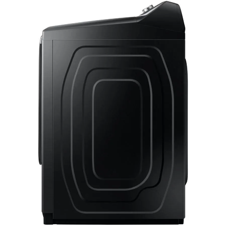 Samsung 7.4-cu ft Reversible Side Swing Door Steam Cycle Gas Dryer (Fingerprint Resistant Black Stainless Steel) ENERGY STAR, photo 3 of 8