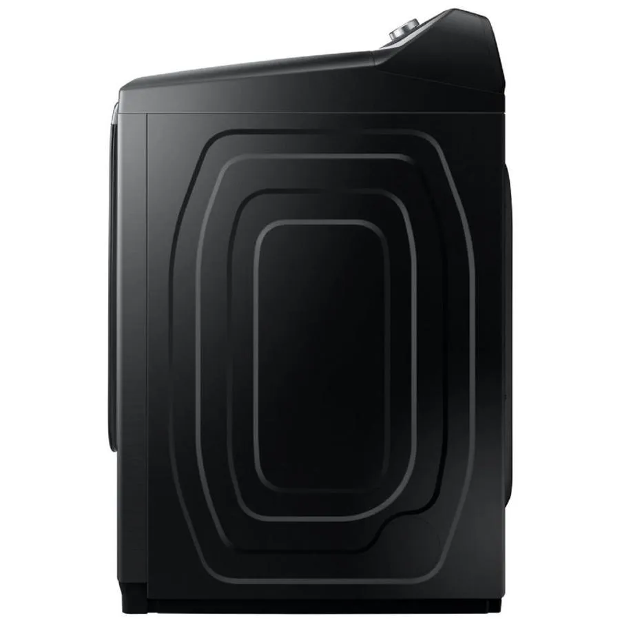 Samsung 7.4-cu ft Reversible Side Swing Door Steam Cycle Gas Dryer (Fingerprint Resistant Black Stainless Steel) ENERGY STAR, photo 3 of 8