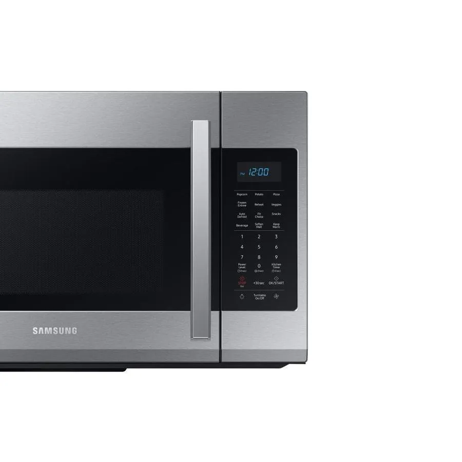 Samsung 1.9-cu ft Over-the-Range Microwave with Sensor Cooking (Fingerprint-Resistant Stainless Steel), photo 2 of 15
