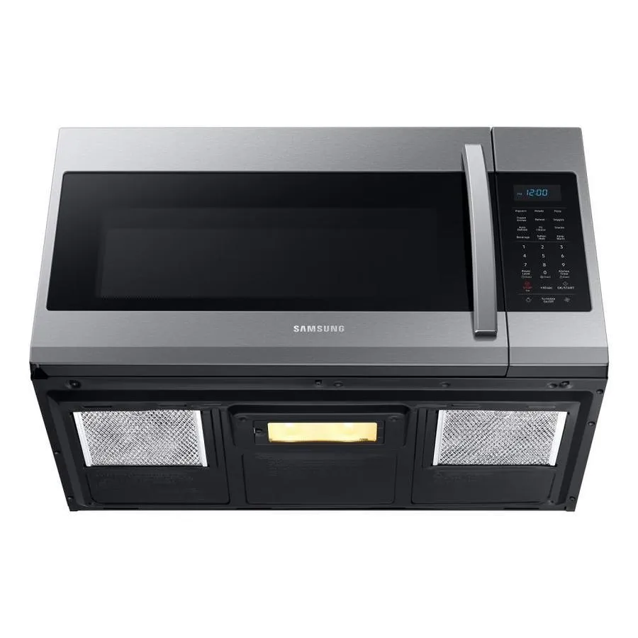 Samsung 1.9-cu ft Over-the-Range Microwave with Sensor Cooking (Fingerprint-Resistant Stainless Steel), photo 3 of 15