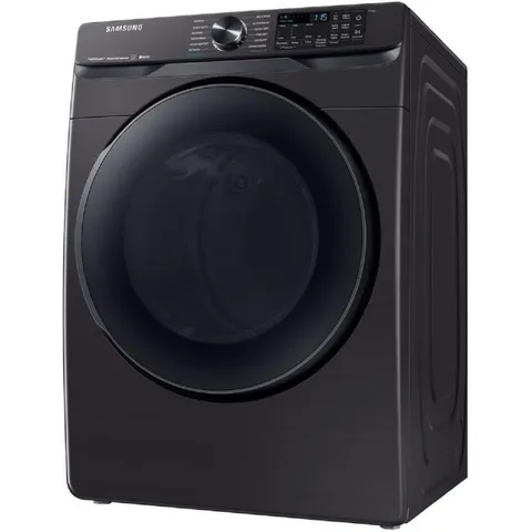 Smart 7.5-cu ft Reversible Side Swing Door Stackable Steam Cycle Gas Dryer