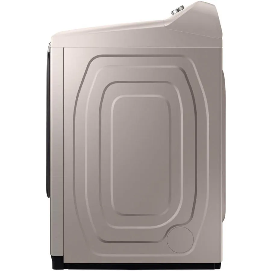 Samsung 7.4-cu ft Reversible Side Swing Door Steam Cycle Gas Dryer (Champagne) ENERGY STAR, photo 3 of 8