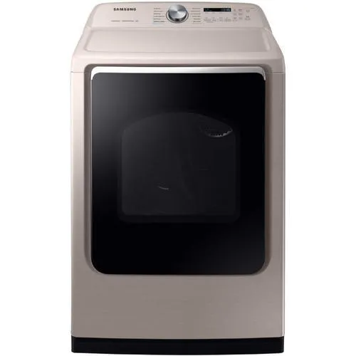 Samsung 7.4-cu ft Reversible Side Swing Door Steam Cycle Gas Dryer (Champagne) ENERGY STAR, photo 7 of 8