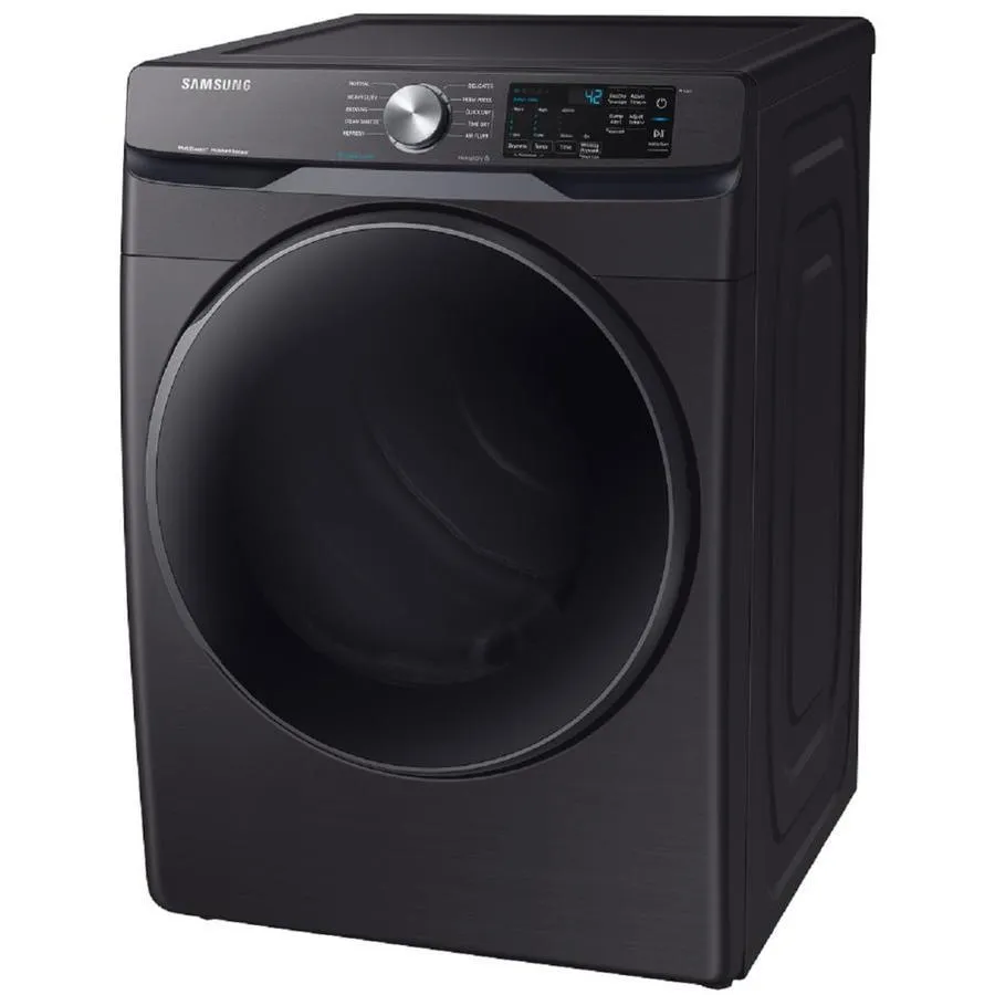 Samsung 7.5-cu ft Reversible Side Swing Door Stackable Steam Cycle Gas Dryer (Platinum), photo 13 of 13