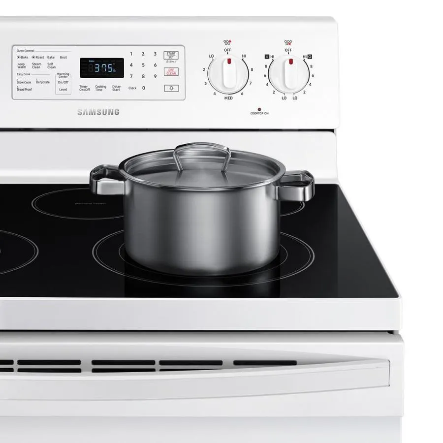 Samsung 30-in Smooth Surface 5 Elements 5.9-cu ft Self-Cleaning Convection Freestanding Electric Range (Stainless Steel), photo 13 of 13