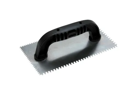 QLT 4 in. W Steel Notched Trowel
