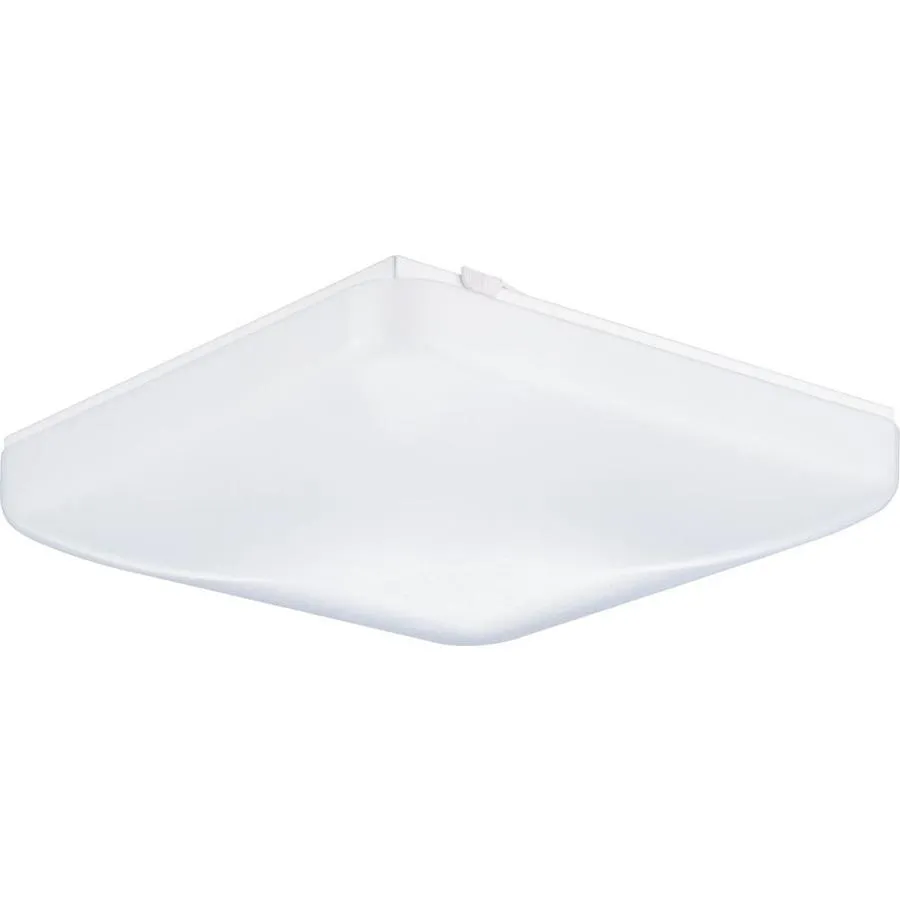 Lithonia Lighting LED low profile square flush mount 12-in White Modern/Contemporary LED Flush Mount Light, photo 4 of 6