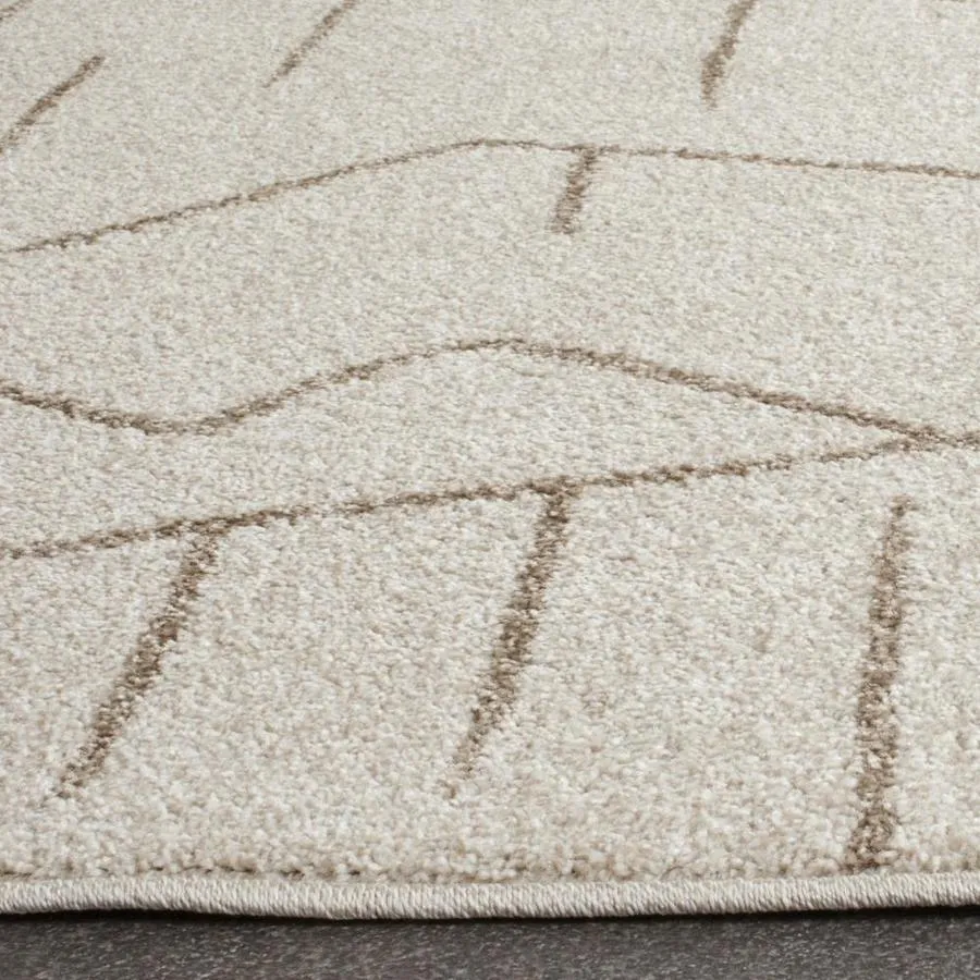 Safavieh Amherst Bridgette 5 x 8 Ivory/Gray Indoor/Outdoor Abstract Handcrafted Area Rug, photo 2 of 4