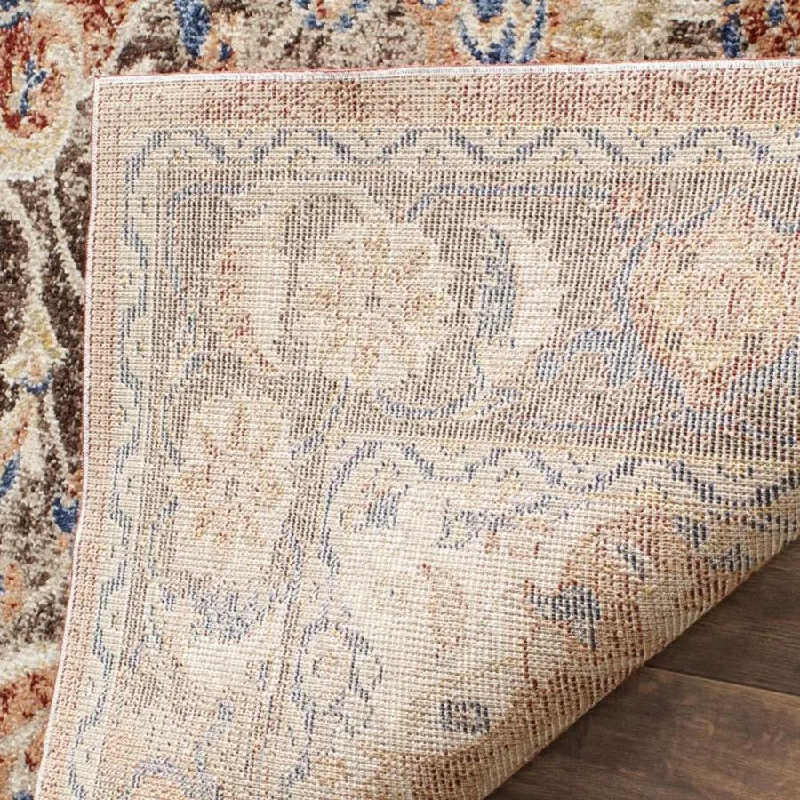 Safavieh Bijar Tokat 7 x 9 Brown/Rust Indoor Floral/Botanical Oriental Area Rug, photo 3 of 4