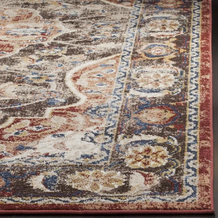 Safavieh Bijar Tokat 7 x 9 Brown/Rust Indoor Floral/Botanical Oriental Area Rug, photo 2 of 4