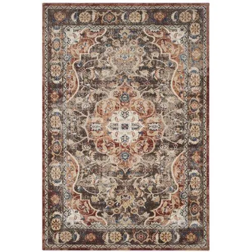 Safavieh Bijar Tokat 7 x 9 Brown/Rust Indoor Floral/Botanical Oriental Area Rug, photo 4 of 4